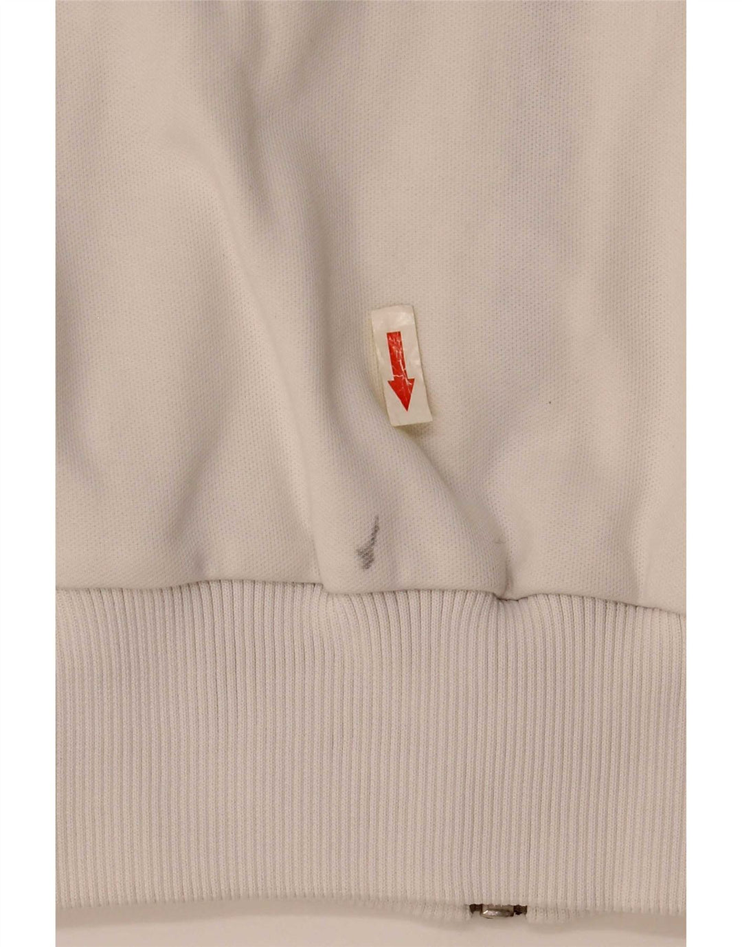 Adidas Mujer Gráfico Chándal Top Chaqueta UK 10 Small Blanco Colorblock