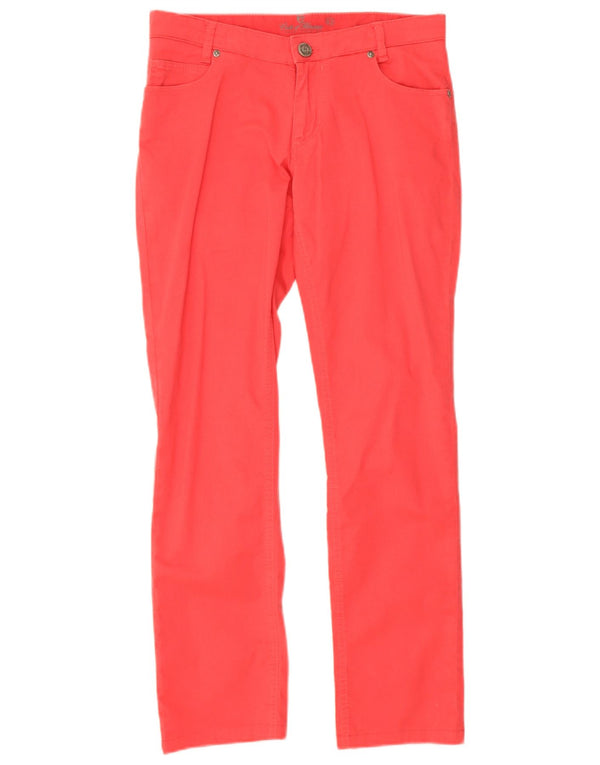 Conte of Florence Pantalones casuales delgados para mujer IT 42 Medium W30 L29 Rosa