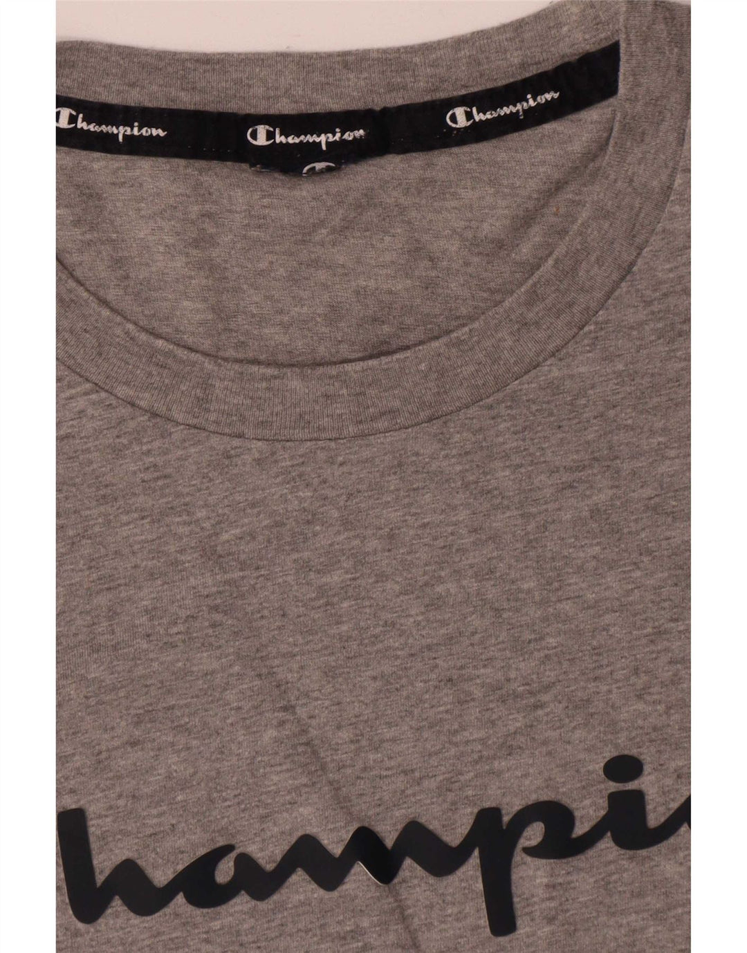 Champion Camiseta Gráfica Para Hombre Top Gris Medio