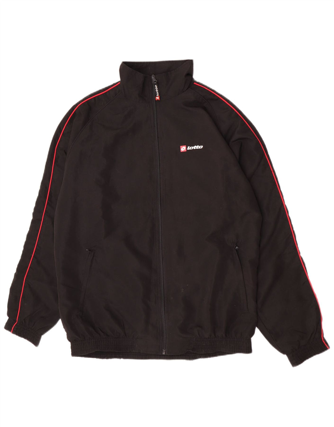 Lotto Hombre Chándal Top Chaqueta XL Negro Poliéster Deportes