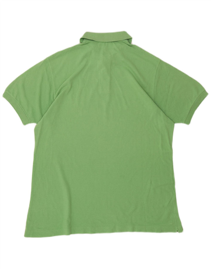 Polo Lacoste para hombre talla 7 2XL algodón verde