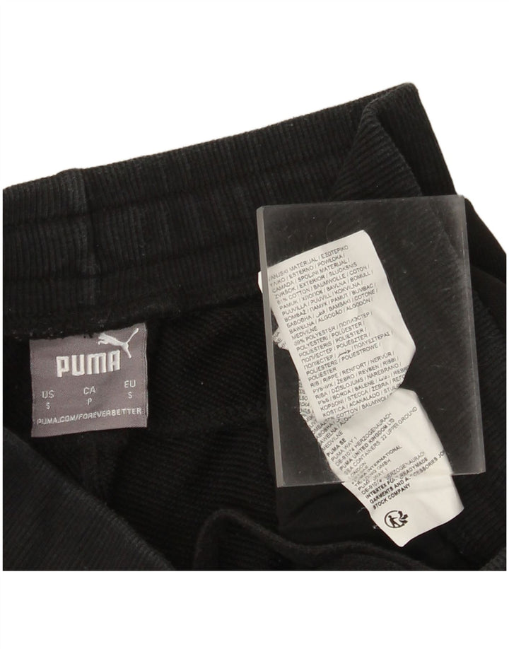 Pantalones cortos deportivos Puma para hombre de algodón color block en negro pequeño