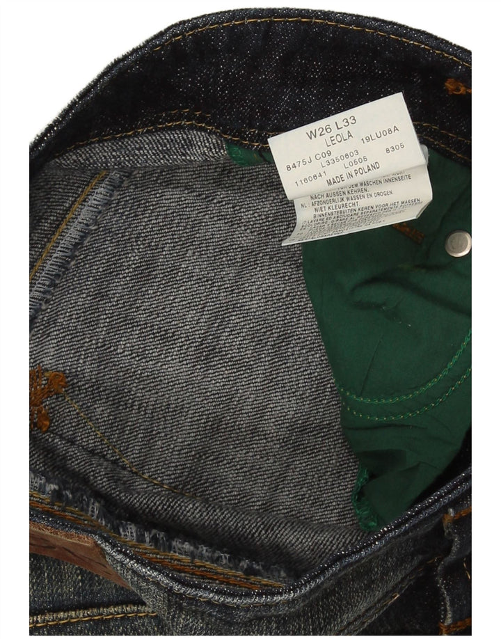 Vaqueros Lee Leola Bootcut para mujer W26 L33 Algodón azul marino