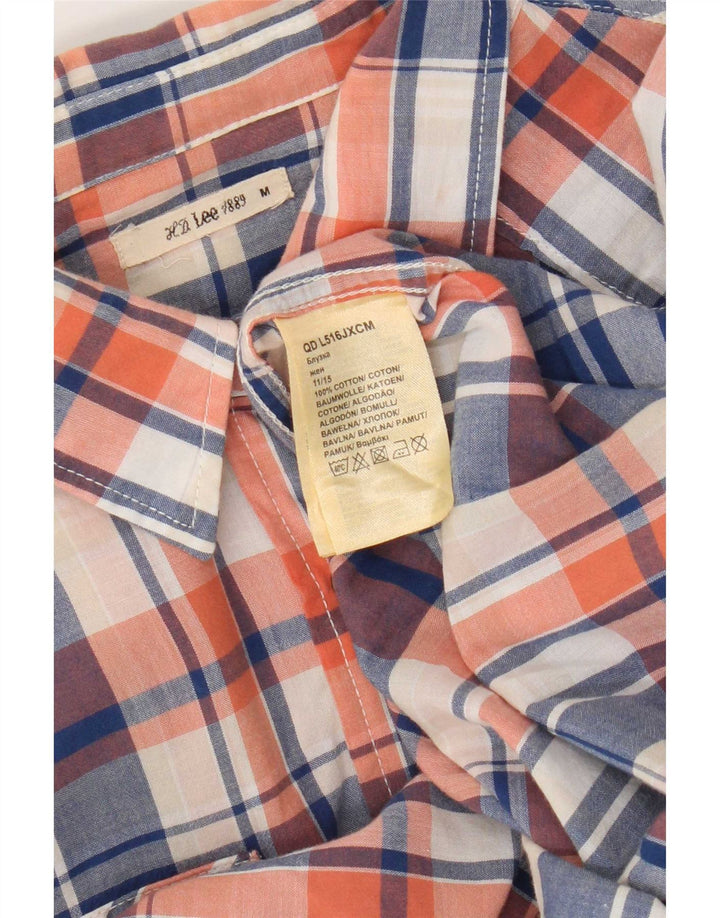 Camisa Lee para mujer UK 44 Mediana Algodón a cuadros multicolor