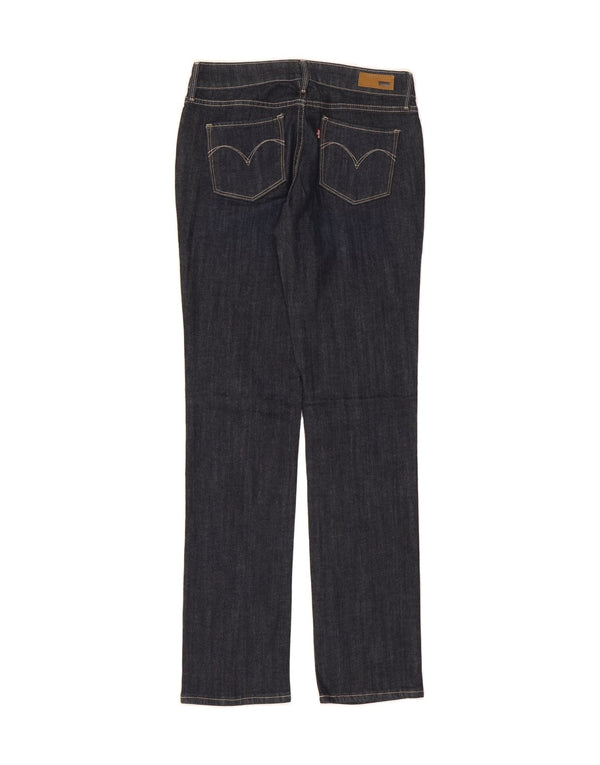 LEVI'S Jeans rectos Demi Curve para mujer US 2 XS W26 L32 Azul marino