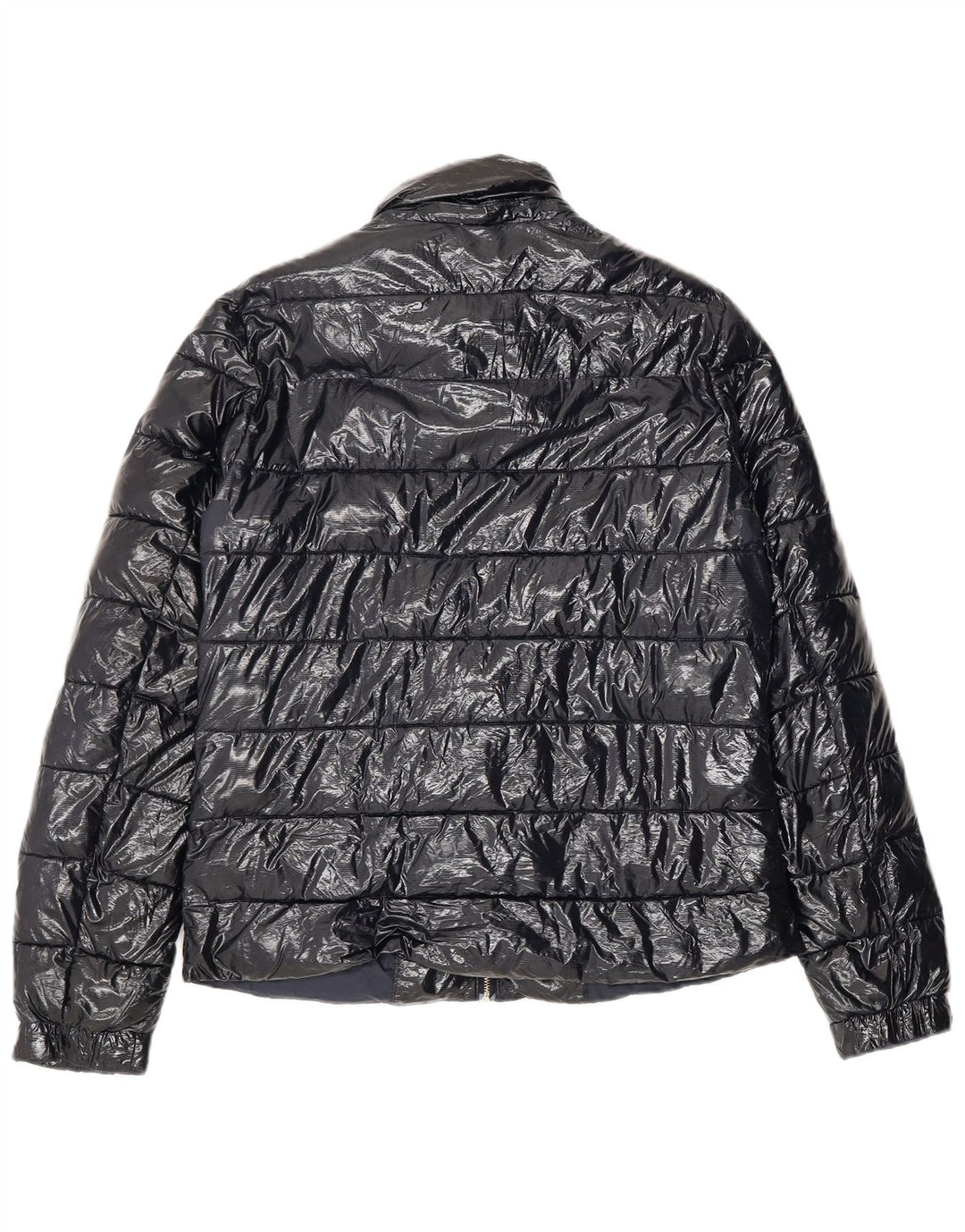Tommy Hilfiger Chaqueta acolchada para mujer UK 10 Small Poliamida azul marino