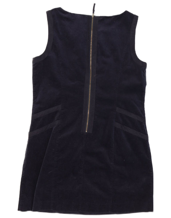 LAURA ASHLEY Womens Corduroy Sheath Dress UK 16 Large  Navy Blue