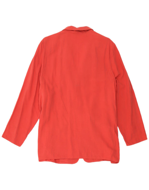 Marks & Spencer Chaqueta tipo blazer de 3 botones para mujer, talla estándar, UK 20, 2XL, color rojo
