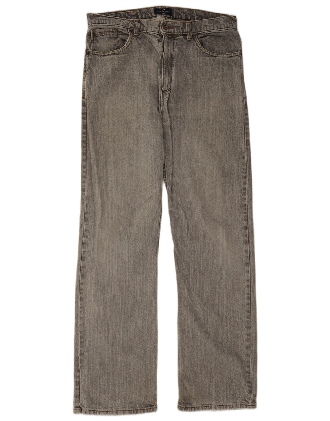 Marks & Spencer Vaqueros rectos para hombre W34 L33 Algodón gris