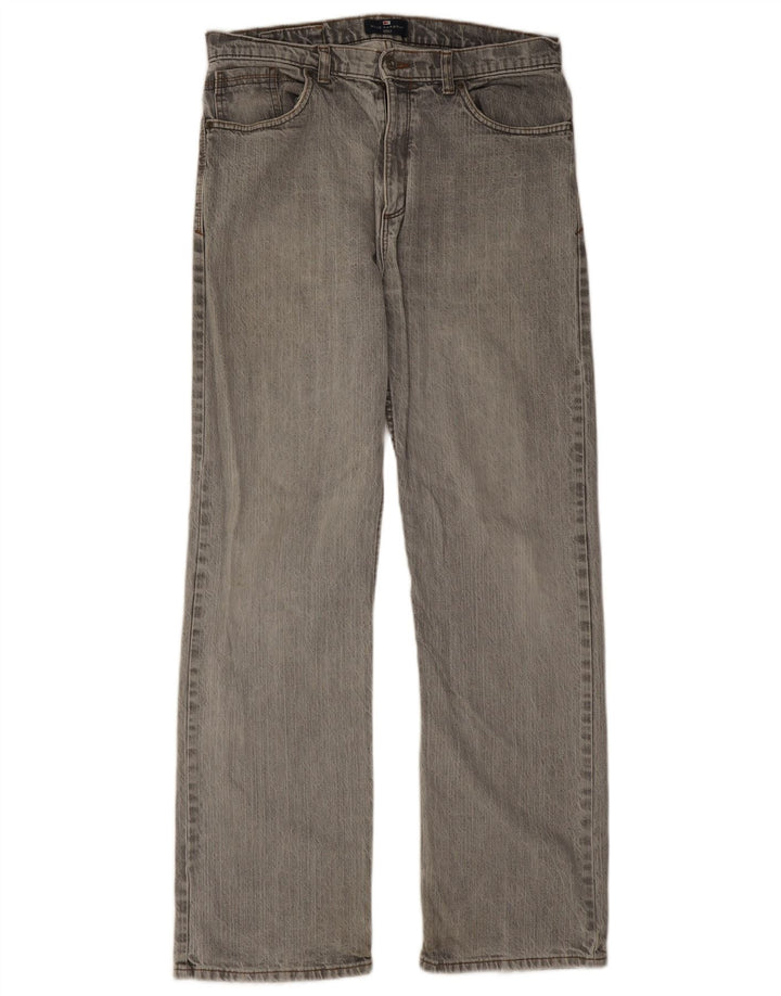 Marks & Spencer Vaqueros rectos para hombre W34 L33 Algodón gris