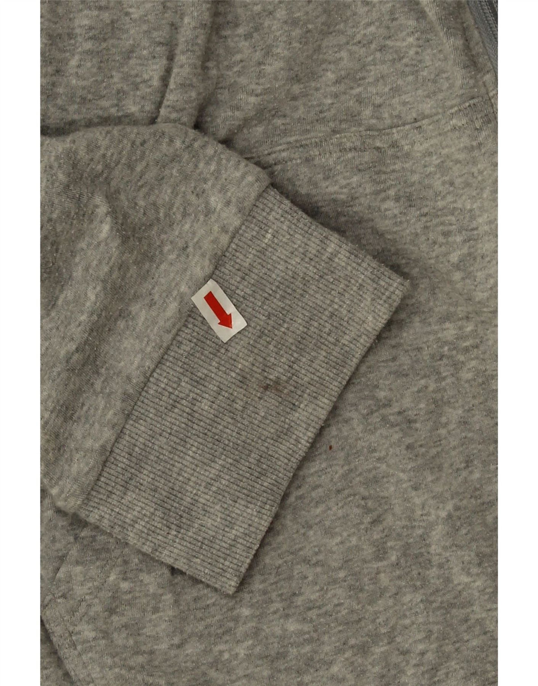 Calvin Klein Suéter con capucha y cremallera para hombre Algodón gris medio