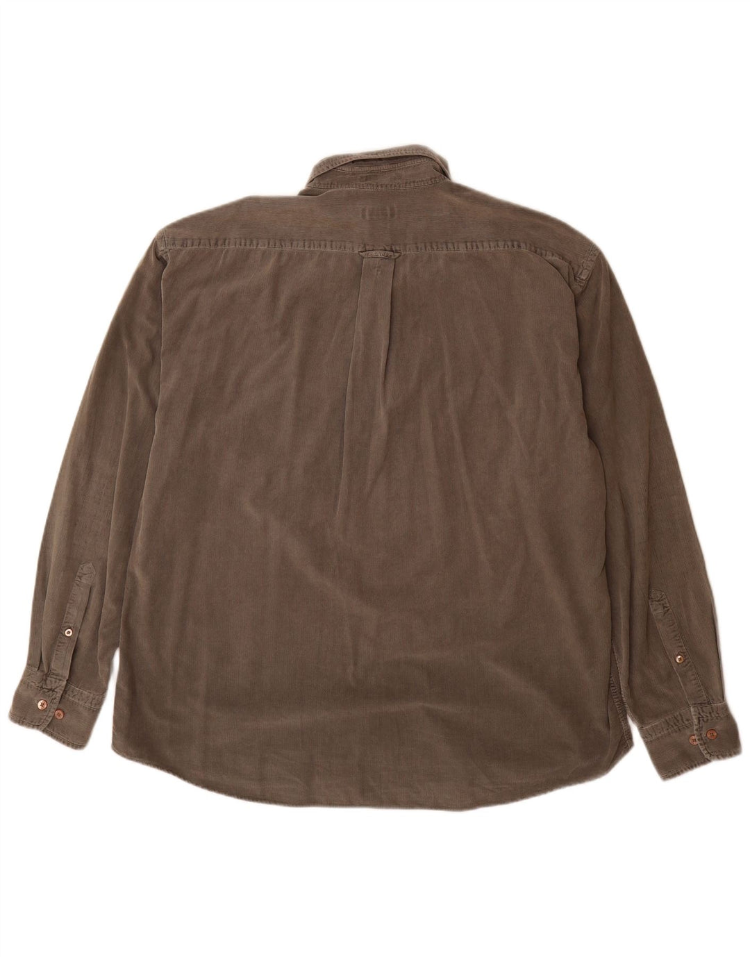 Gant Camisa Regular Fit De Pana Para Hombre XL Algodón Gris