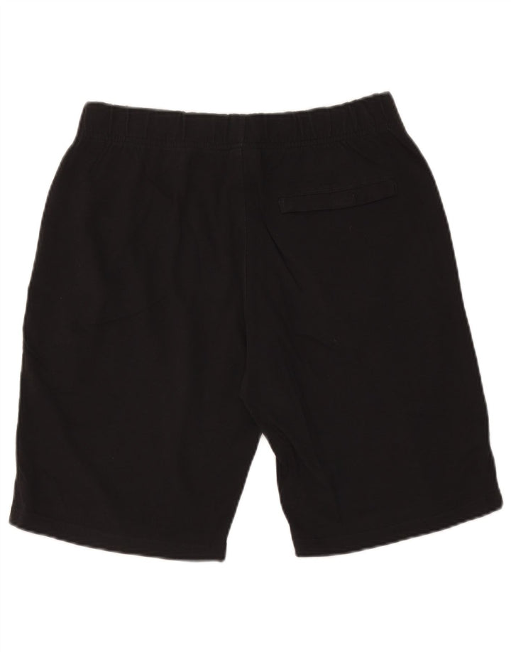 Pantalones cortos deportivos Nike para hombre de algodón negro mediano
