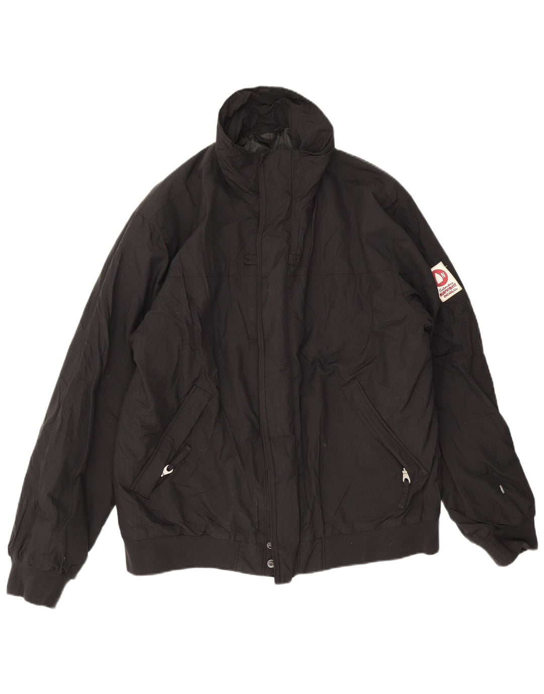 Murphy & Nye Chaqueta Bomber para Hombre UK 42 XL Poliamida Negra