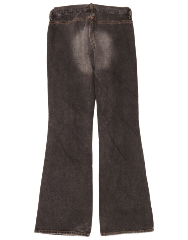 Vaqueros Acampanados Diesel Mujer W27 L32 Algodón Negro