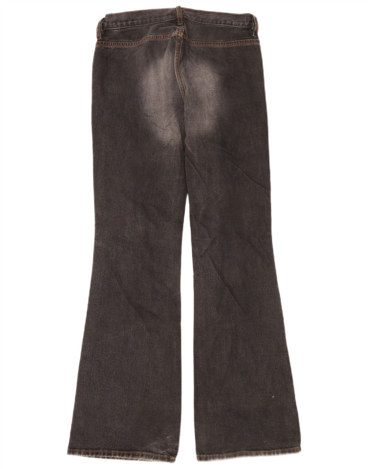Vaqueros Acampanados Diesel Mujer W27 L32 Algodón Negro