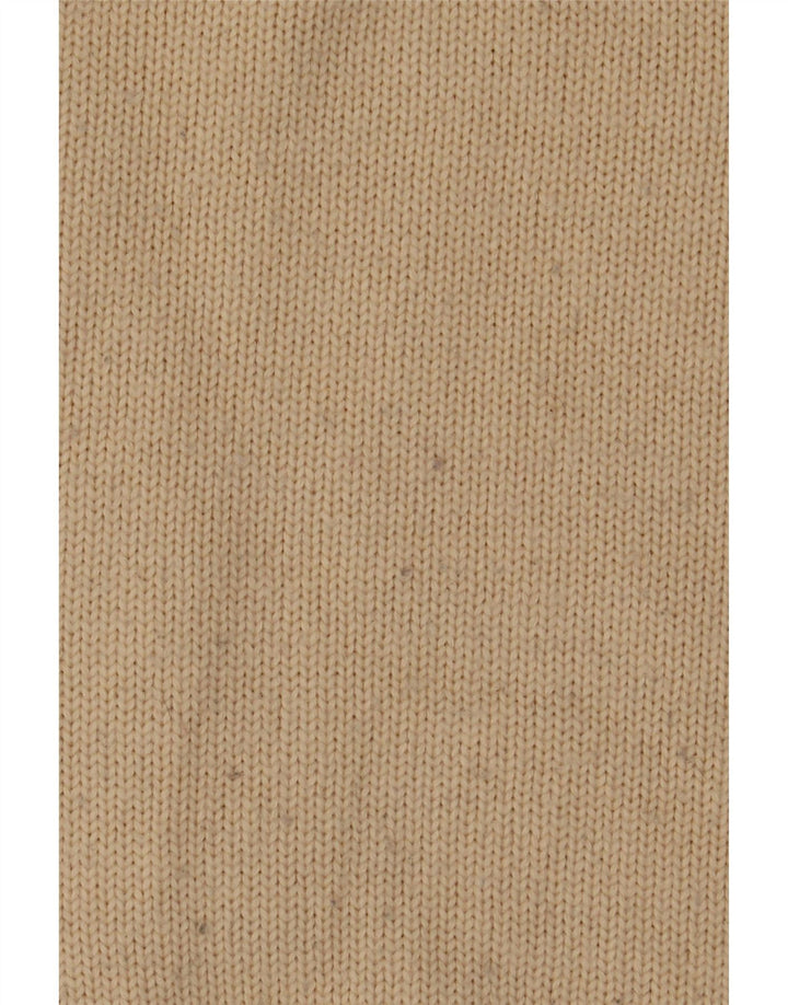 GUESS Jersey con cuello y cremallera para hombre XL Beige