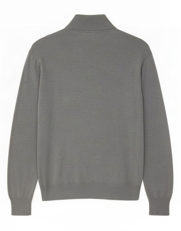 Zara Hombre Jersey Cárdigan XL Gris