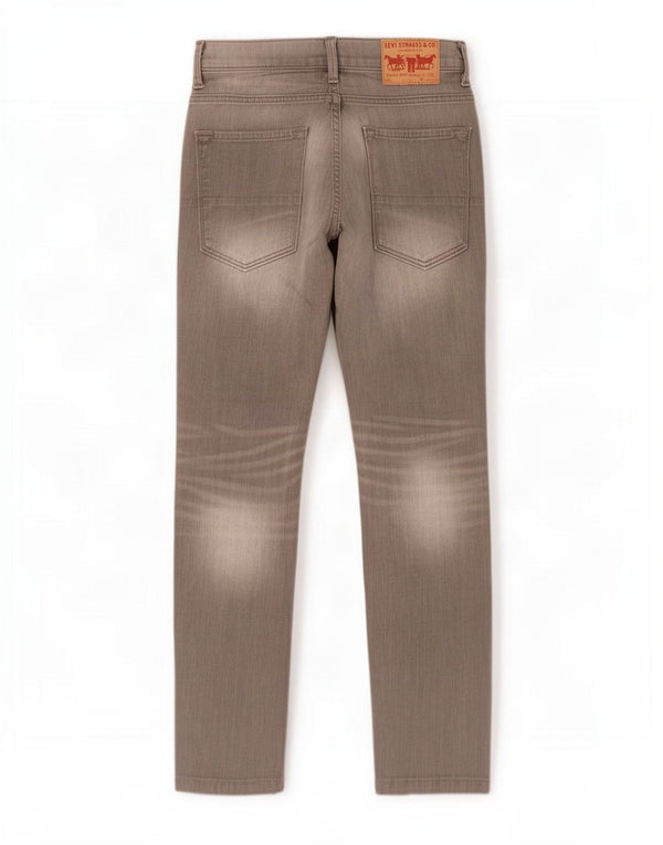 Vaqueros rectos Levi's para hombre W29 L32 Algodón gris
