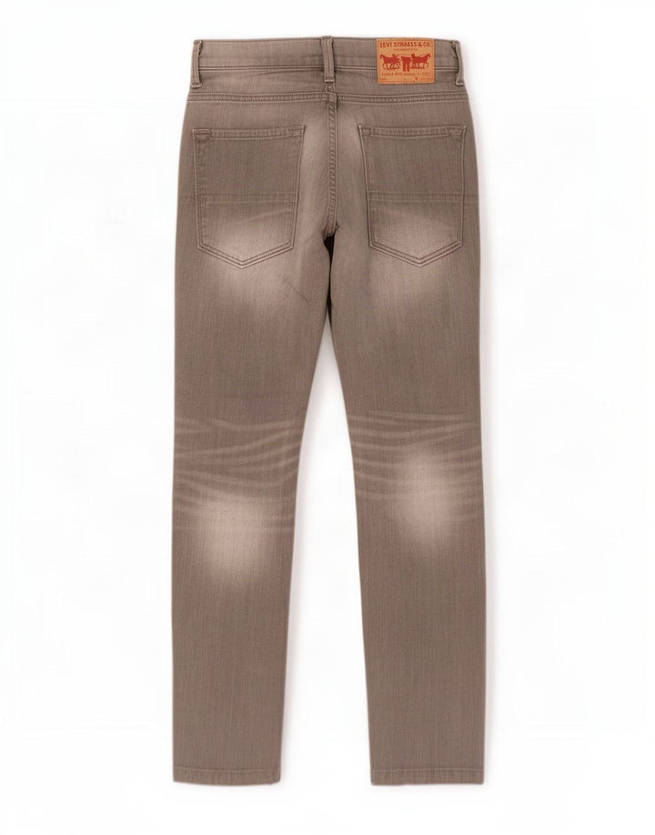 Vaqueros rectos Levi's para hombre W29 L32 Algodón gris