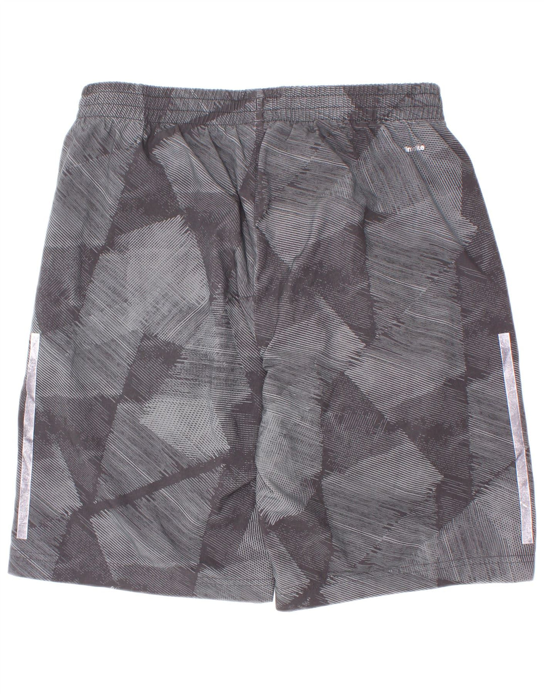 Adidas Pantalones cortos deportivos Climalite para niños 13-14 años Gris Geométrico Poliéster