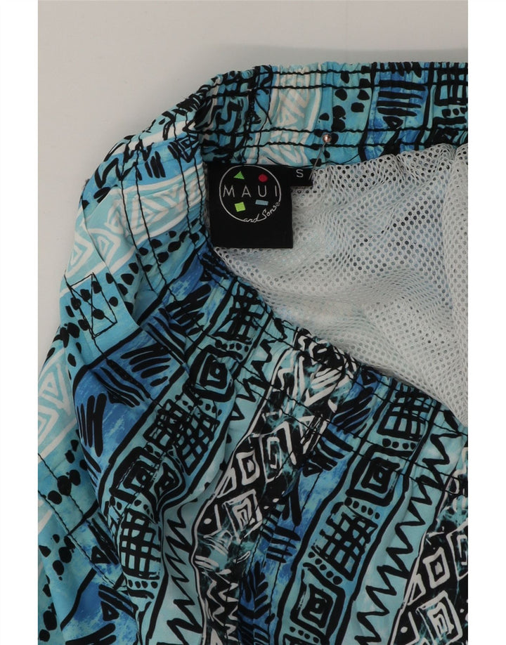 Maui and Sons Bañador Hombre Pequeño Azul Geométrico Poliéster