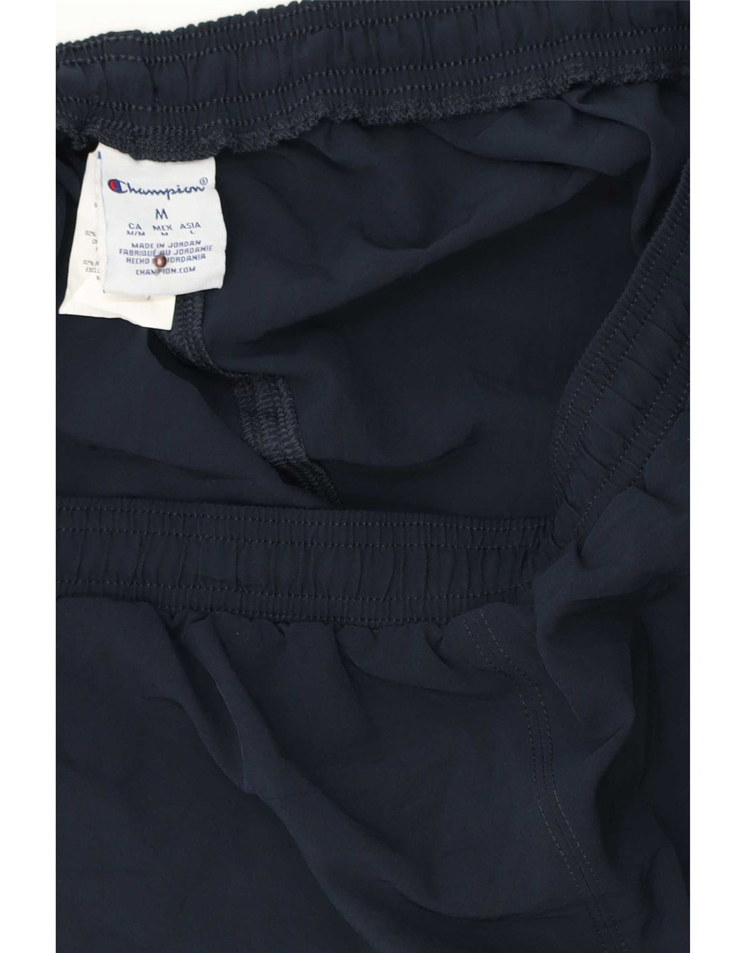Champion Pantalones cortos deportivos gráficos para mujer UK 12 Medio azul marino Poliéster