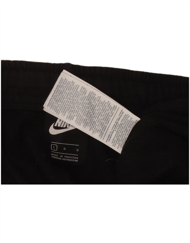 NIKE Hombre Pantalones de chándal con gráfico Joggers Large Black Cotton