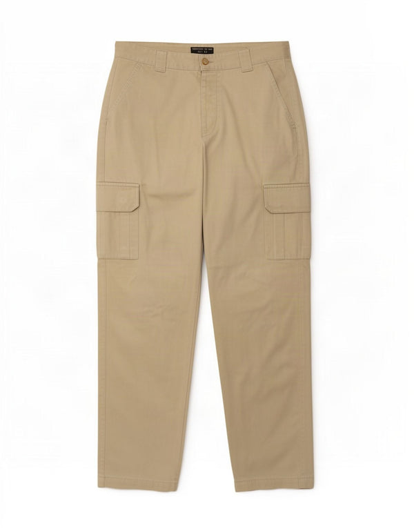 Pantalones cargo rectos Lee para hombre W34 L34 Algodón caqui