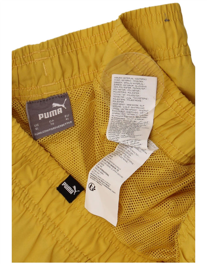 PUMA Bañador gráfico para hombre XL Poliéster amarillo