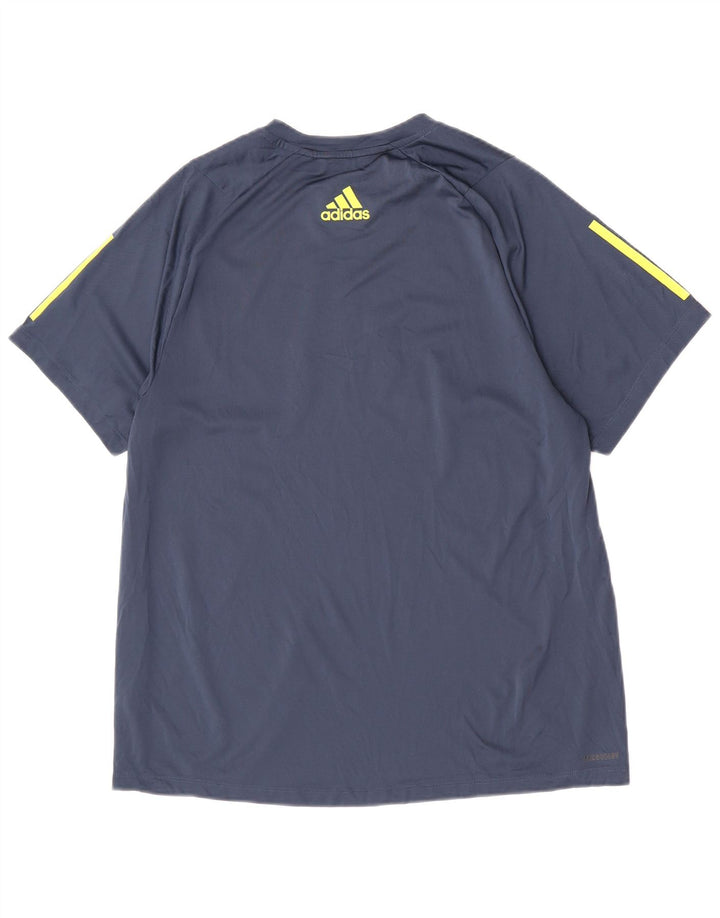Adidas - Camiseta con gráfico regular para hombre, talla grande, color azul marino