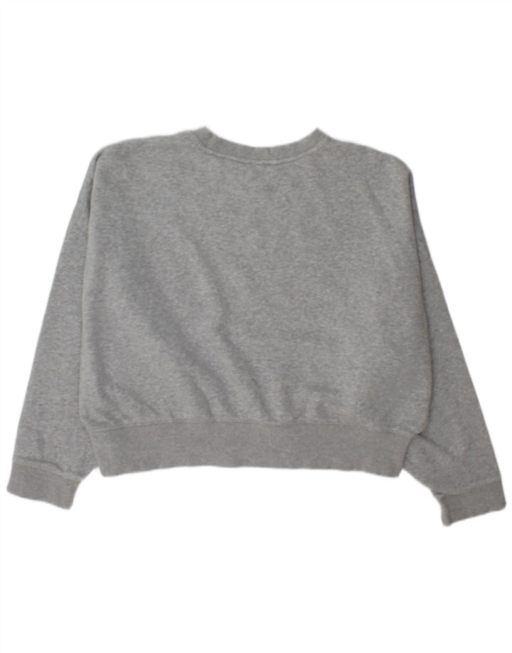 Adidas - Sudadera extragrande para mujer, talla 40, algodón gris grande