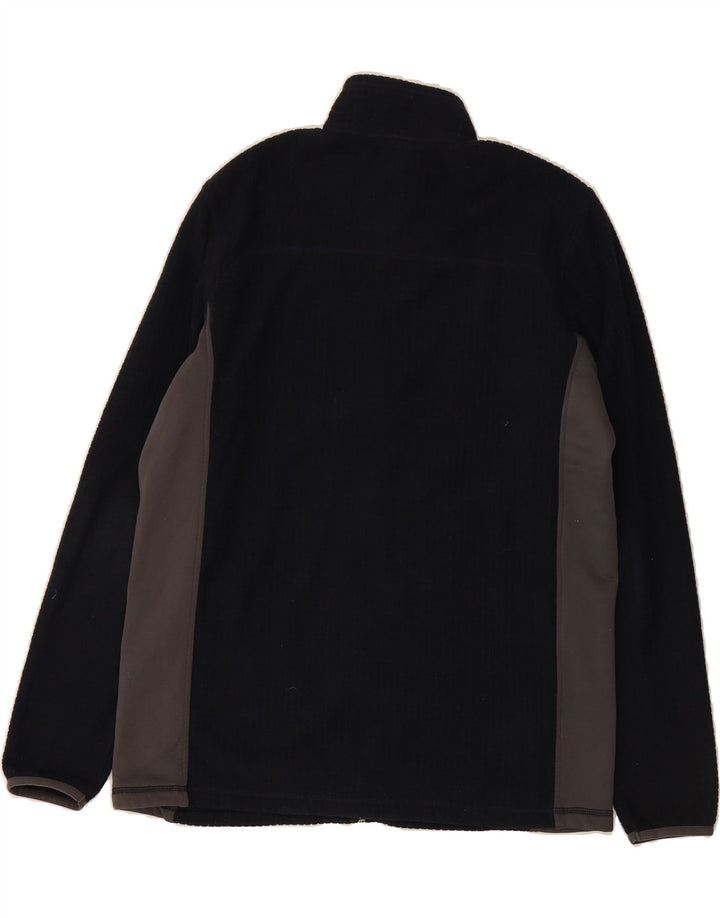 EDDIE BAUER Mens Tracksuit Top Jacket  Large Black Colourblock Polyester Vintage Eddie Bauer and Second-Hand Eddie Bauer from Messina Hembry 