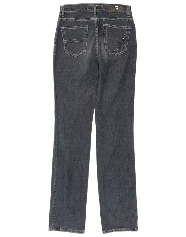 Vaqueros Trussardi Mujer Rectos W26 L33 Azul Marino Algodón