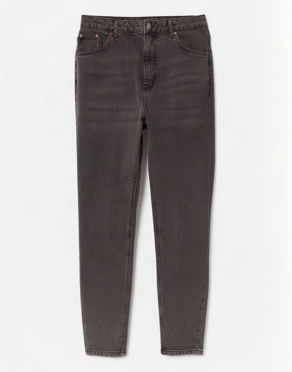 Topshop Vaqueros ajustados para mujer UK 18 XL W36 L28 Algodón gris