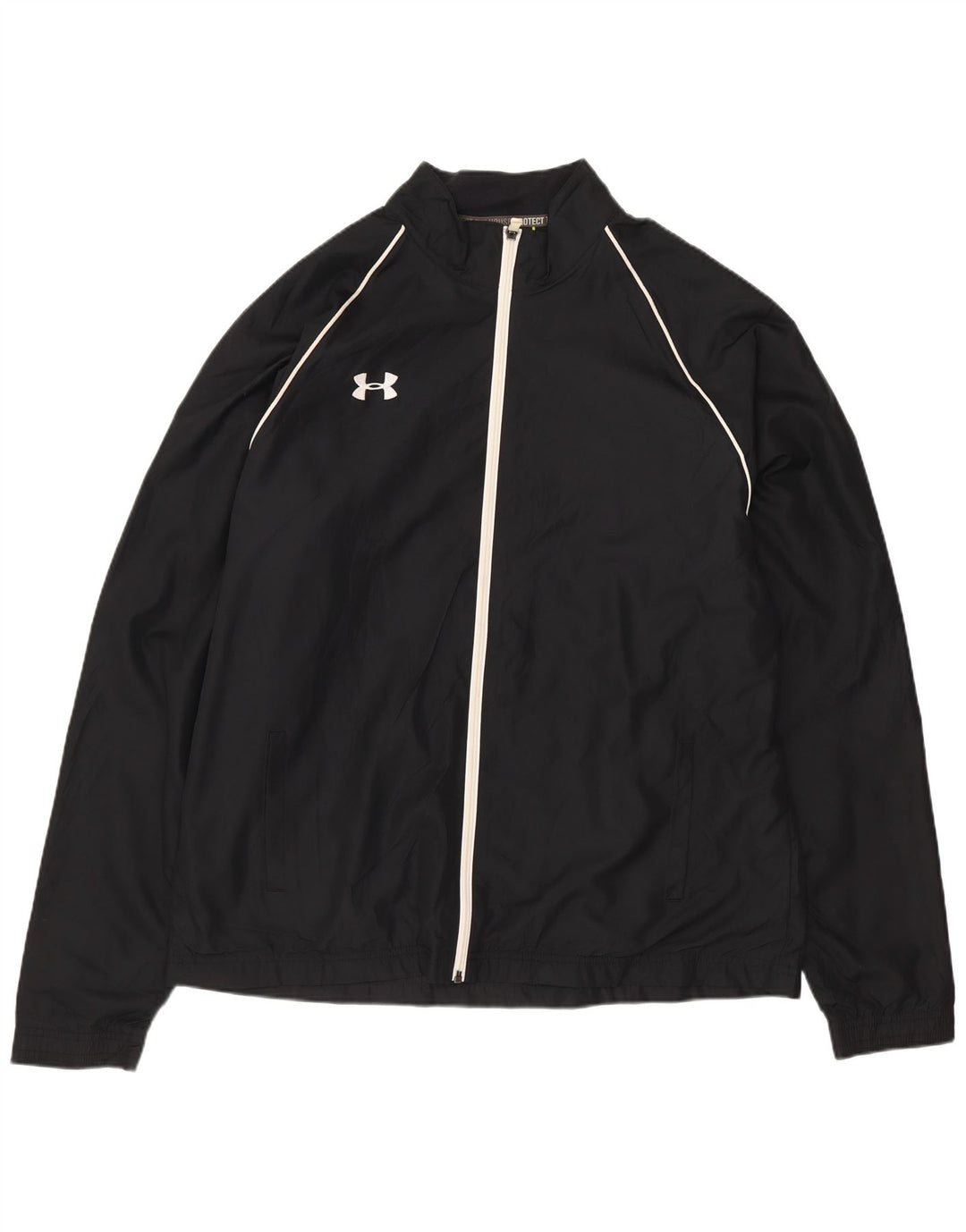UNDER ARMOUR Chaqueta superior de chándal para hombre Poliéster negro grande