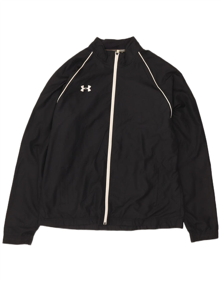UNDER ARMOUR Chaqueta superior de chándal para hombre Poliéster negro grande