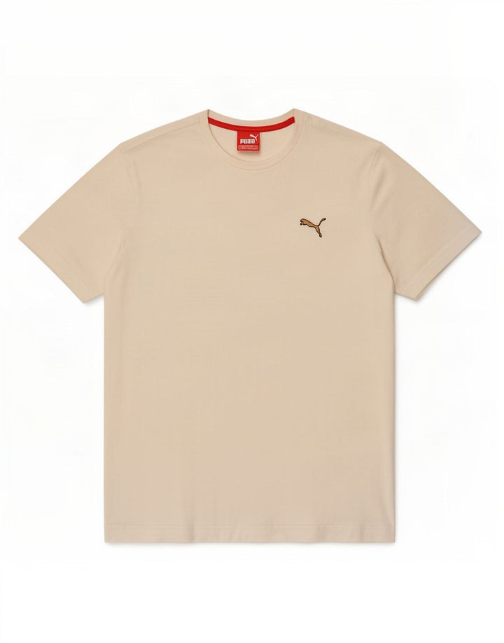 Puma - Camiseta para hombre, talla pequeña, algodón blanco