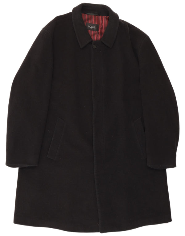 Abrigo Bugatti Hombre IT 48 4XL Lana Negra