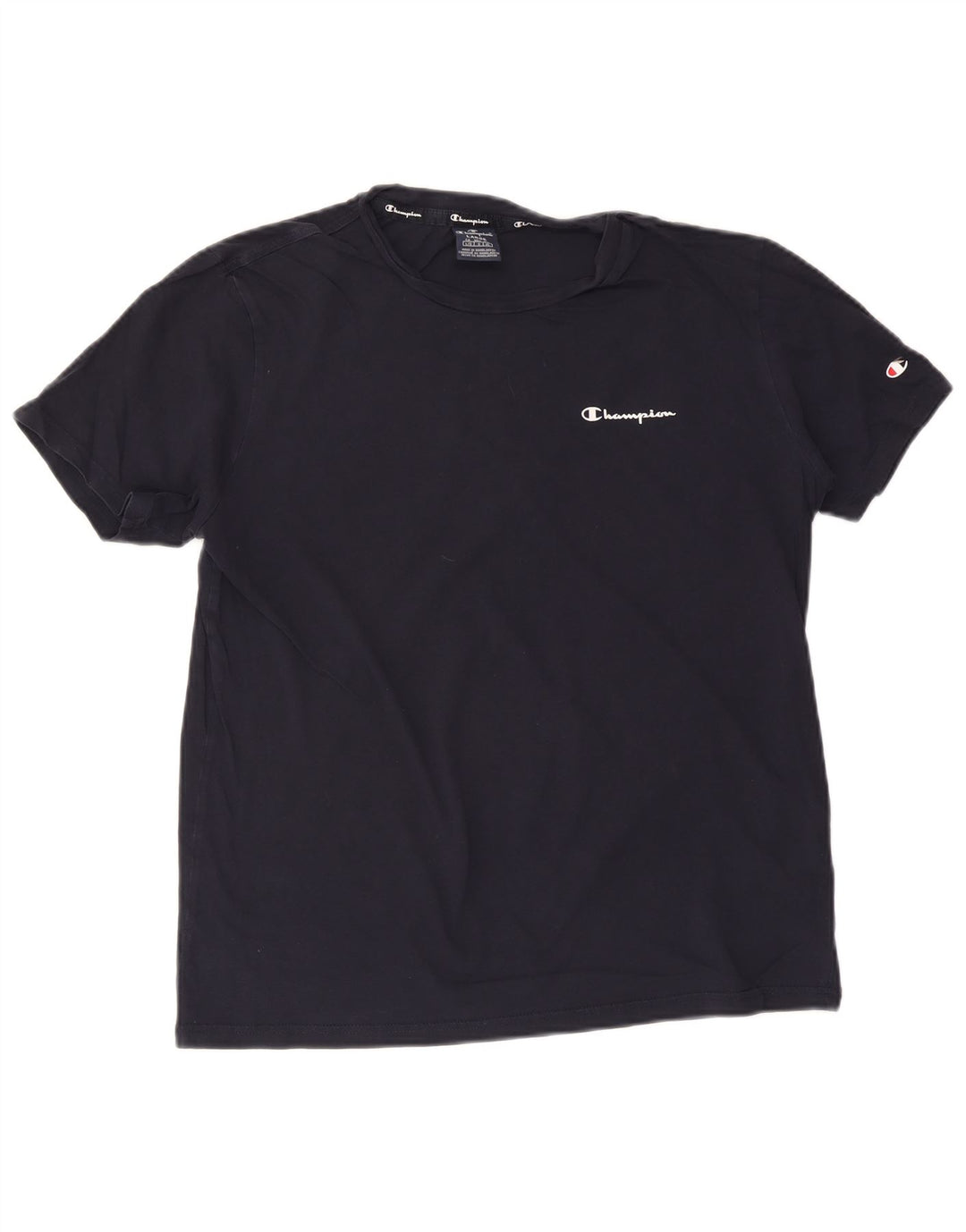 CHAMPION Camiseta para hombre Top Grande Azul Marino Algodón