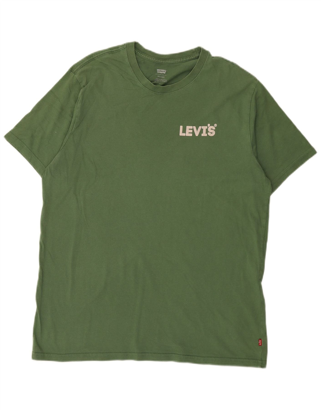 Levi's Hombre Camiseta Relaxed Top Algodón Verde Medio