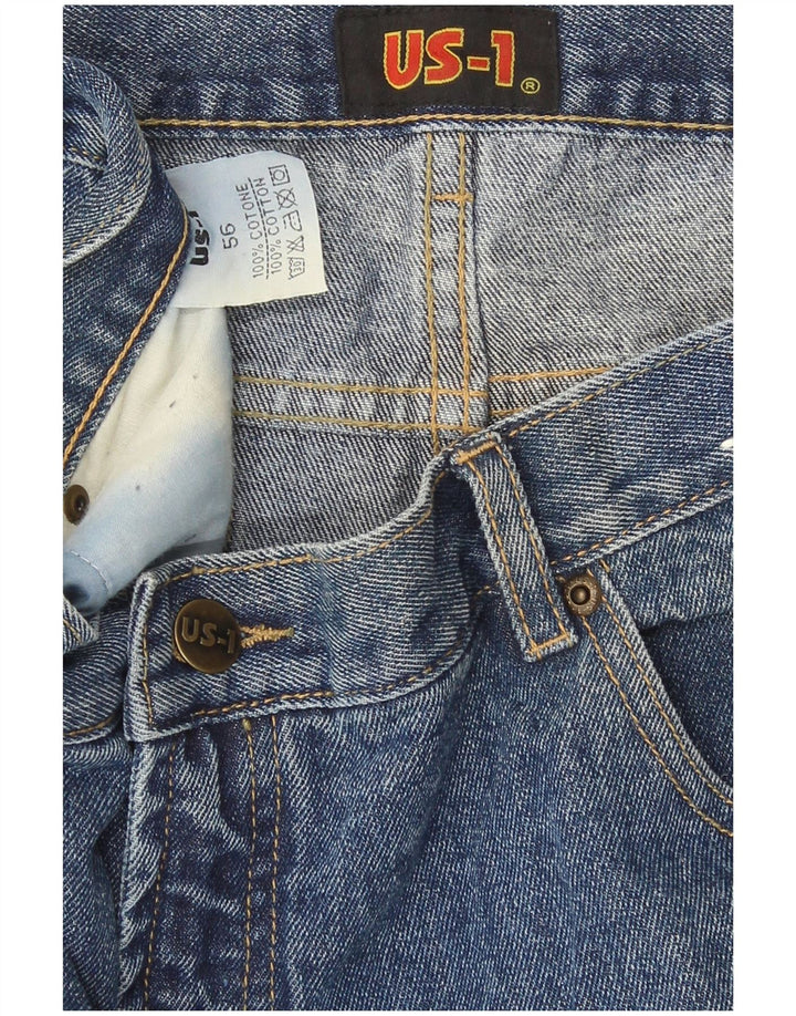 Vaqueros rectos vintage para hombre W38 L33 Algodón azul