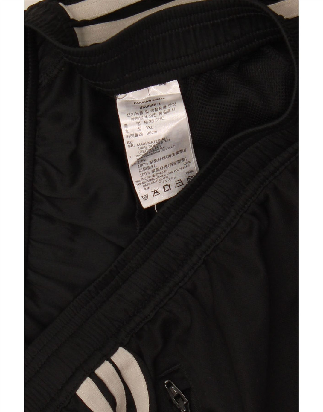 Adidas - Pantalones cortos deportivos Aeroready para hombre, tamaño grande, poliéster negro