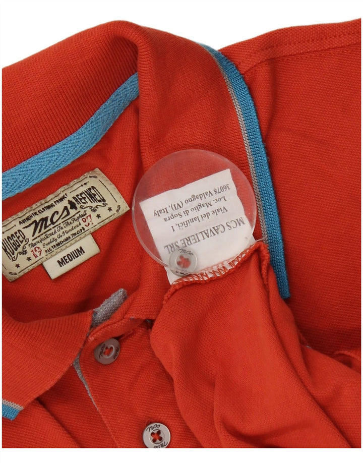 Marlboro Classics Polo Hombre Naranja Mediano