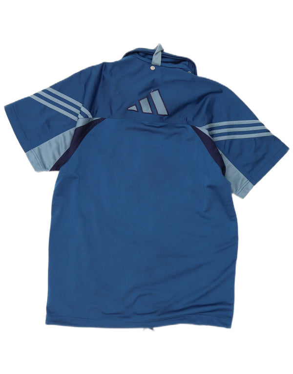 Adidas - Chaqueta de chándal gráfica para niños, 15-16 años, color azul