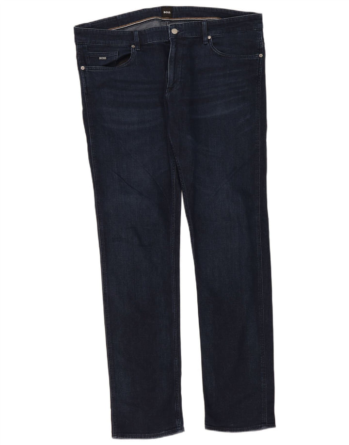 Vaqueros Hugo Boss Hombre Slim W38 L34 Algodón Azul Marino
