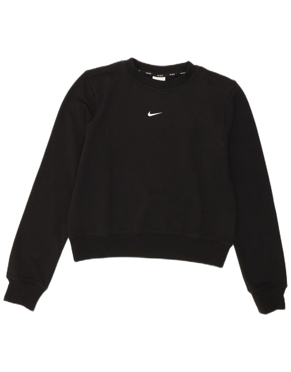 NIKE Sudadera Jumper para Mujer UK 6 XS Negro Poliéster