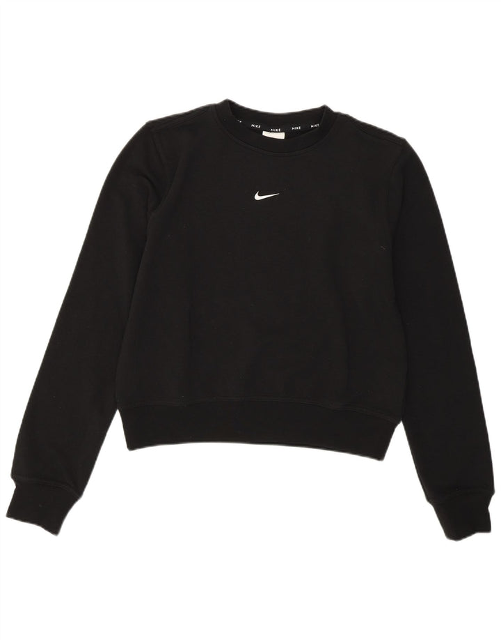 NIKE Sudadera Jumper para Mujer UK 6 XS Negro Poliéster