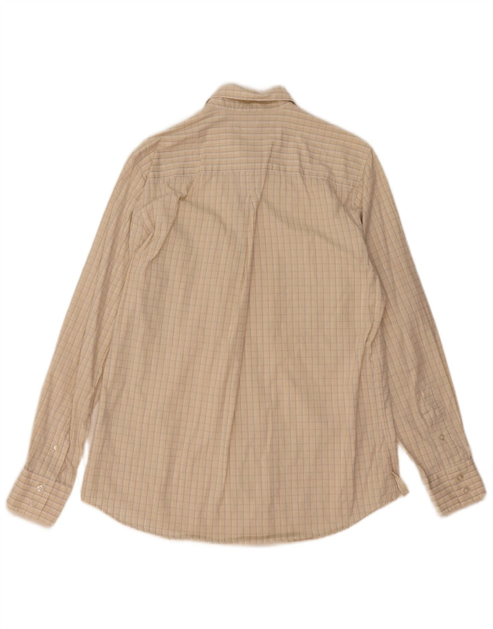 Camisa Timberland Hombre Small Beige Check Cotton