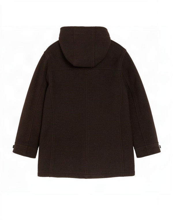 Butler & Webb Trenca con capucha para hombre UK 42 XL Lana marrón